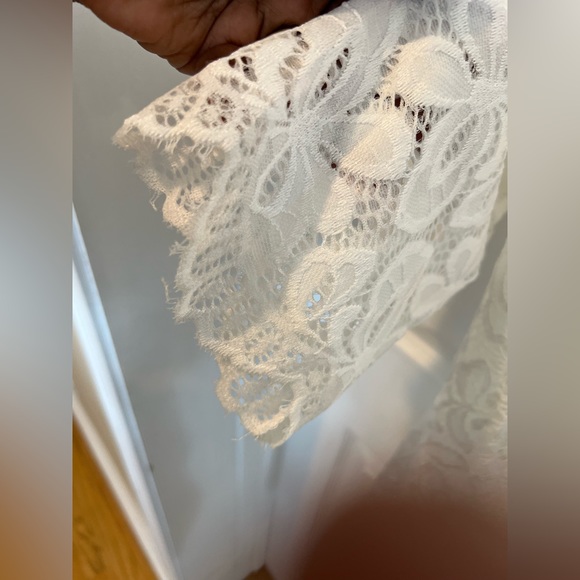 SHEIN White Lace Dress - Picture 6 of 8